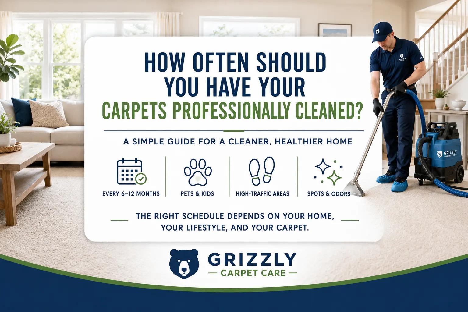 How often should you clean your carpets